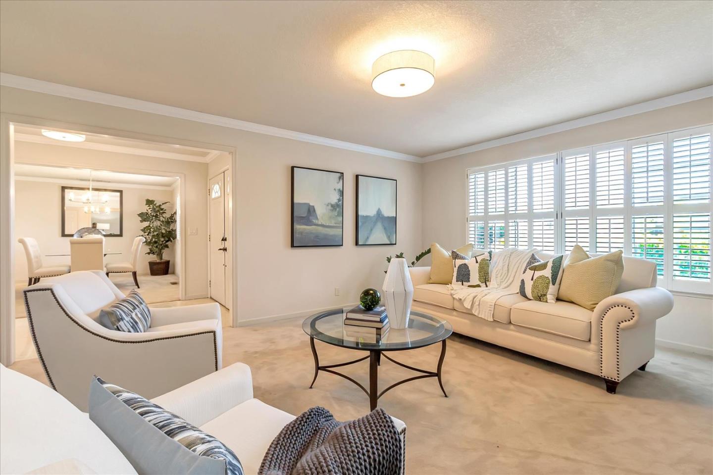 18809 Cabernet Drive Saratoga, CA 95070 - Photo 4 of 29 a living room with furniture and a large window