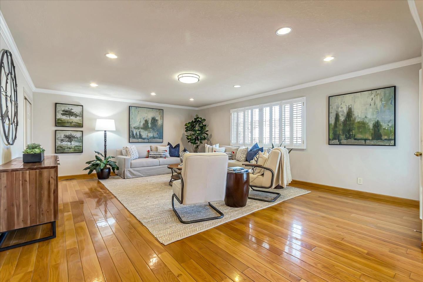 18809 Cabernet Drive Saratoga, CA 95070 - Photo 10 of 29 a view of a dining room with furniture window and wooden floor