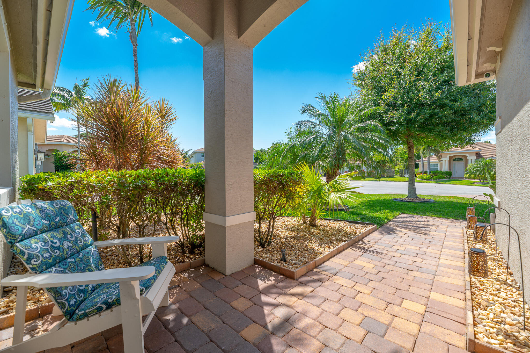 2187 Northwest Dalea Way Stuart, FL 34994 - Photo 5 of 41 a view of backyard with plants and outdoor seating