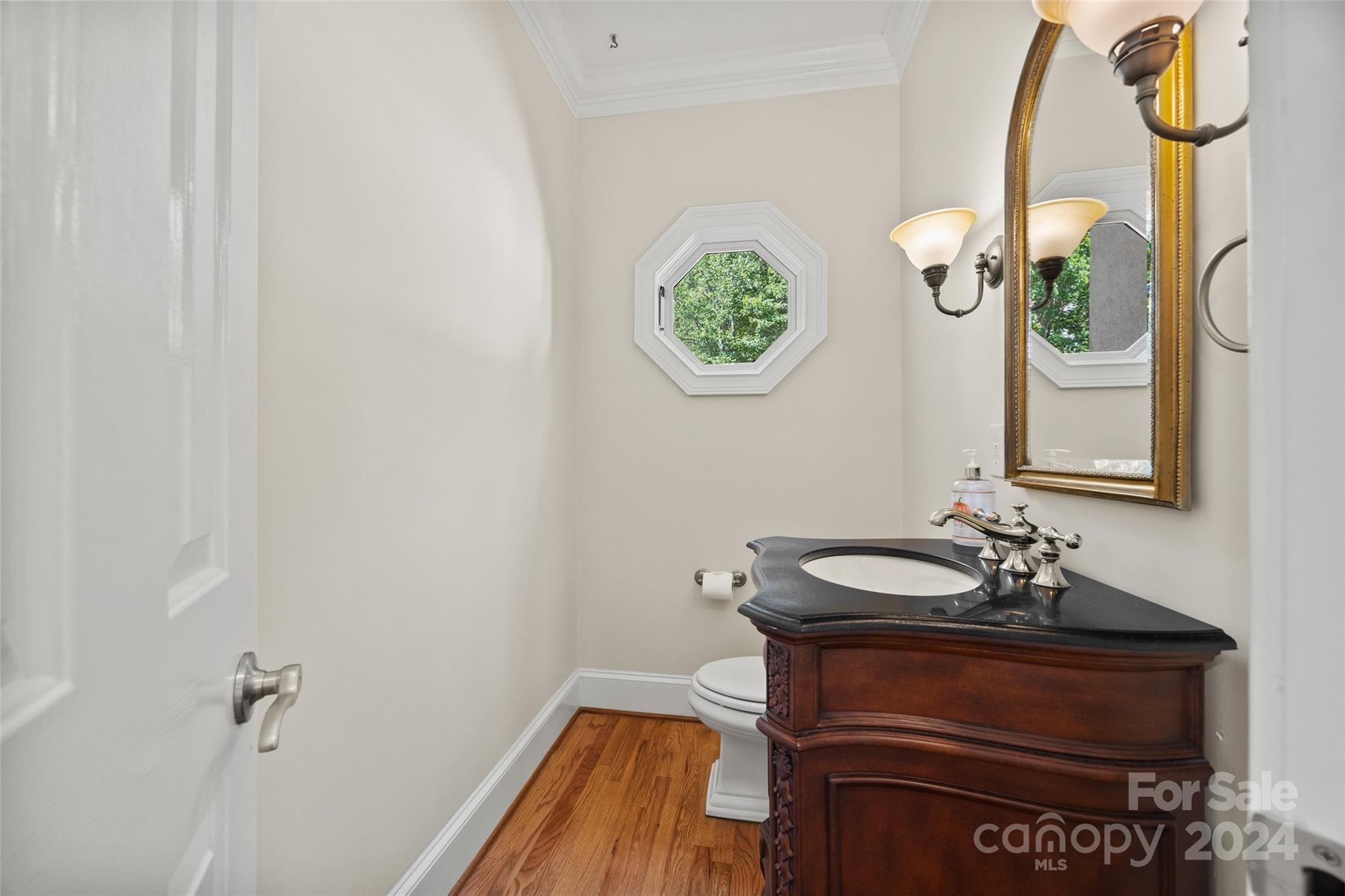 16201 Crest Cove Road Charlotte, NC 28278 - Photo 12 of 48 a bathroom with a sink and a mirror