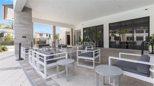 a view of residential houses with lake view