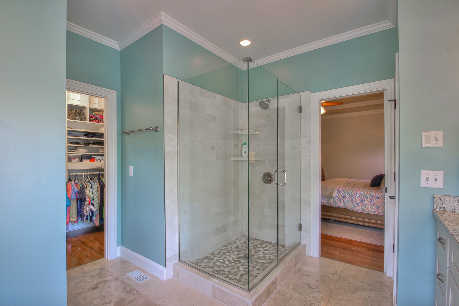 244 Chester Stevens Road Franklin, TN 37067 - Photo 24 of 56 a bathroom with a shower and a sink