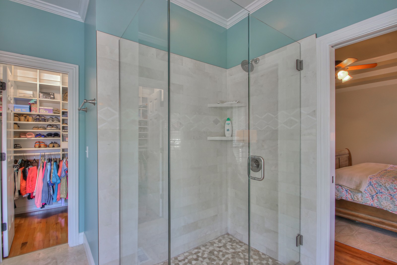 244 Chester Stevens Road Franklin, TN 37067 - Photo 25 of 56 a bathroom with a shower and a sink