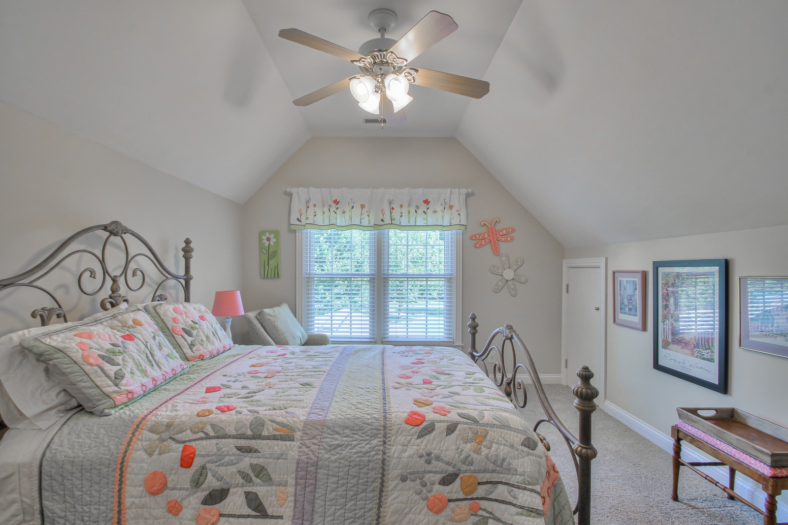 244 Chester Stevens Road Franklin, TN 37067 - Photo 40 of 56 a bedroom with a large bed and a window