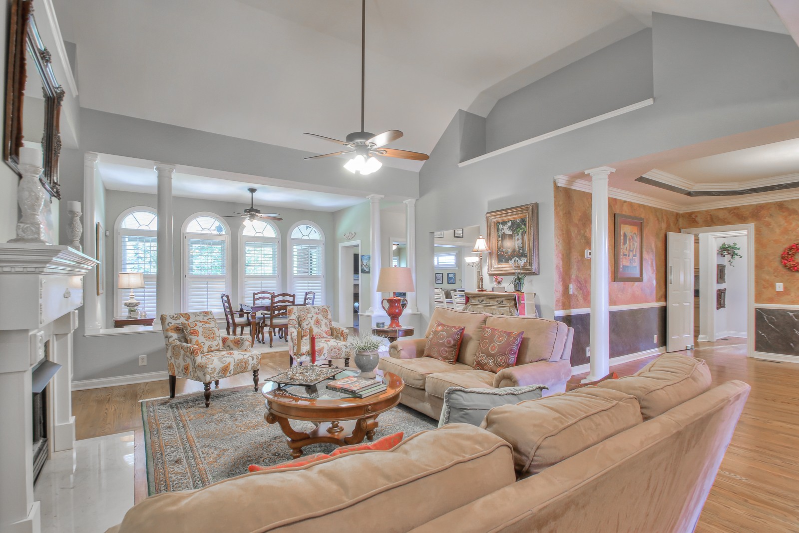 244 Chester Stevens Road Franklin, TN 37067 - Photo 4 of 56 a living room with furniture and a large window