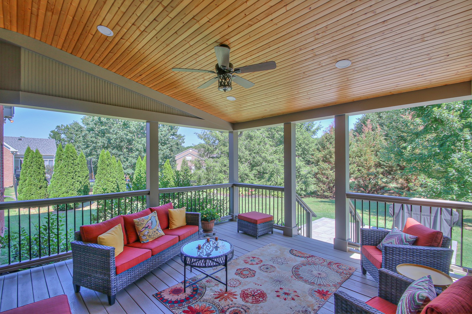 244 Chester Stevens Road Franklin, TN 37067 - Photo 42 of 56 a outdoor living space with furniture and garden view