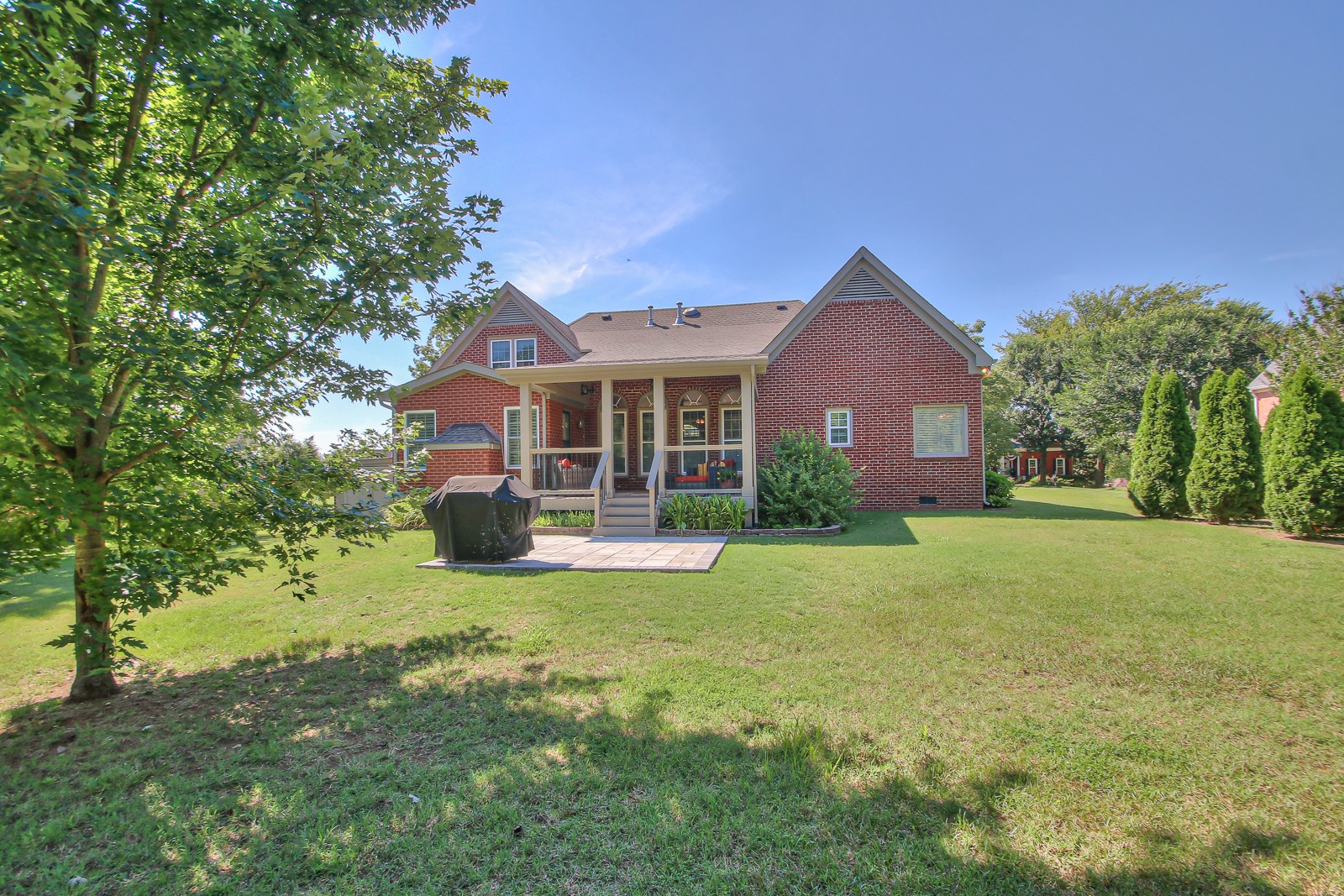 244 Chester Stevens Road Franklin, TN 37067 - Photo 48 of 56 a view of house in front of a big yard with large trees