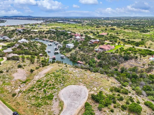 a view of a city with an ocean