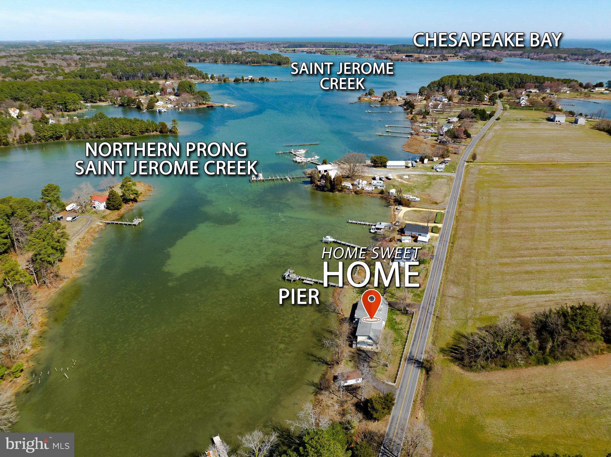 49716 Airedele Road Ridge, MD 20680 - Photo 2 of 101 Spend the day on the creek or easy access to Bay