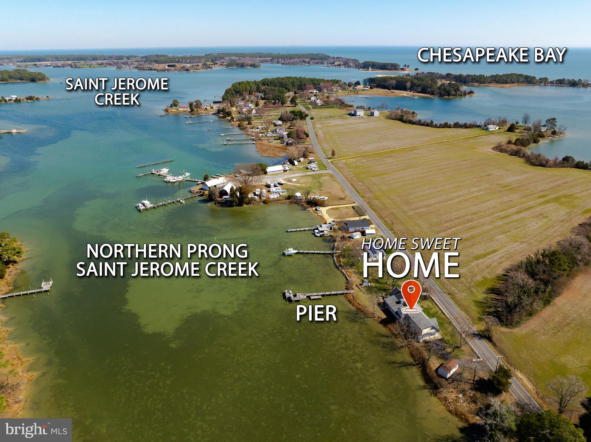 49716 Airedele Road Ridge, MD 20680 - Photo 21 of 101 a look into the vastness of the creek