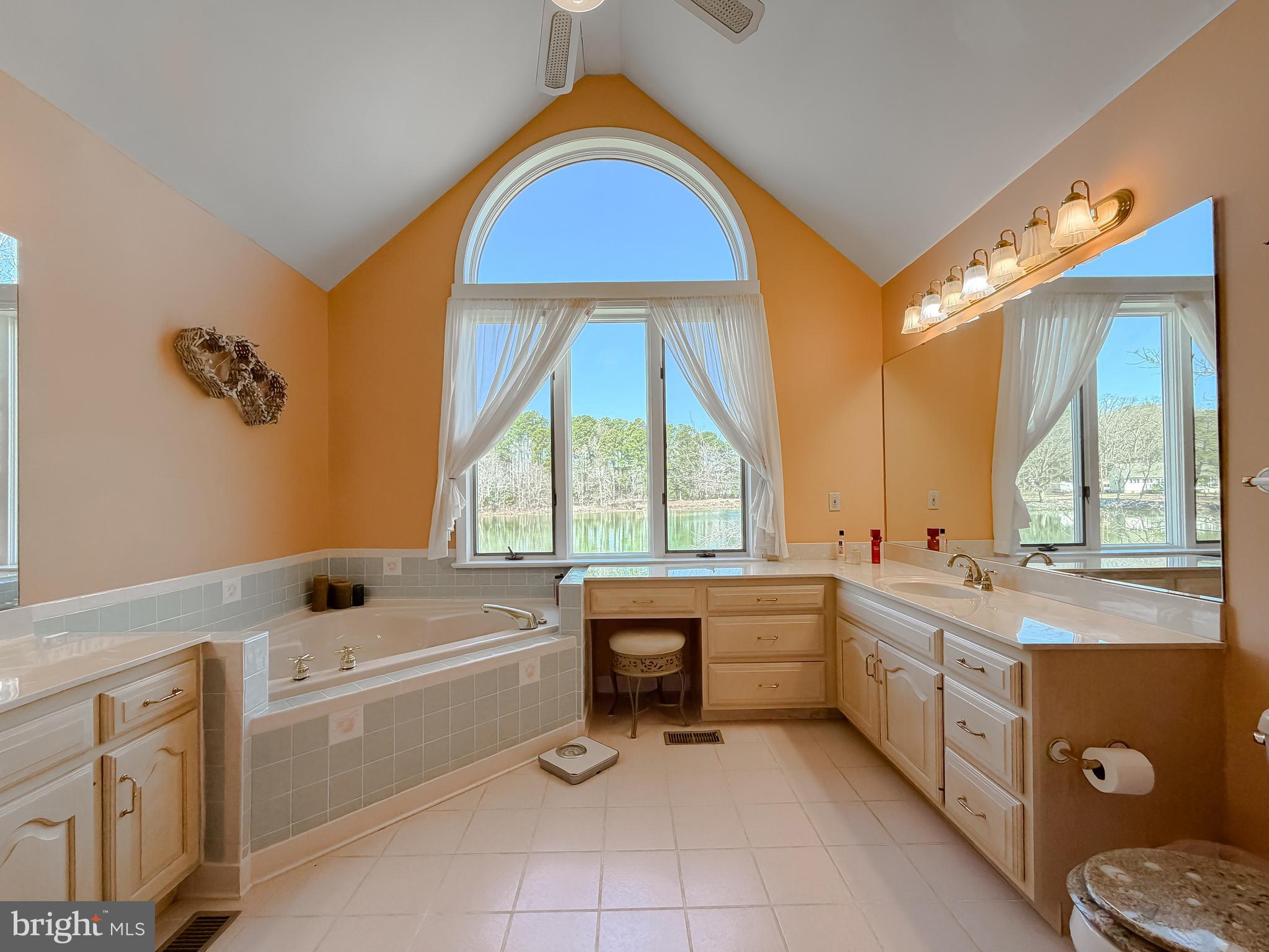 49716 Airedele Road Ridge, MD 20680 - Photo 71 of 101 relaxing luxury bath with sep shower