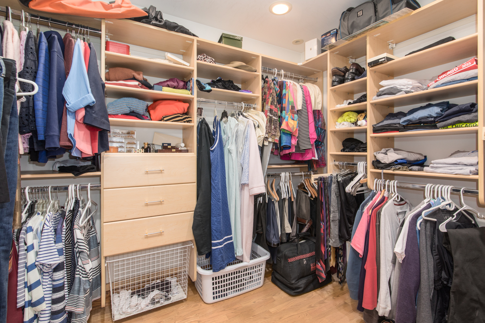 1605 South Fairview Avenue Park Ridge, IL 60068 - Photo 15 of 31 a view of walk in closet with clothes and shoes