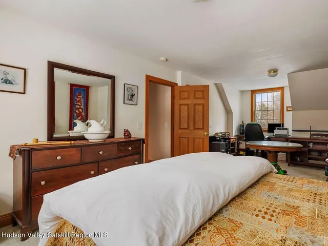 a view of a park with trees