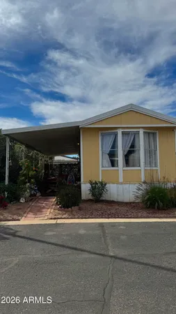 a front view of house