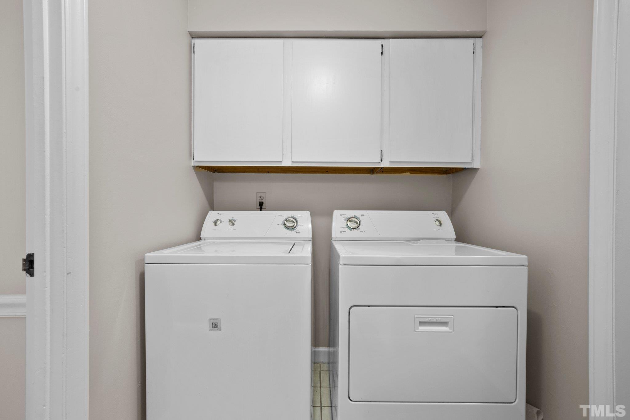 8709 Langtree Lane Raleigh, NC 27613 - Photo 19 of 49 a utility room with dryer and washer