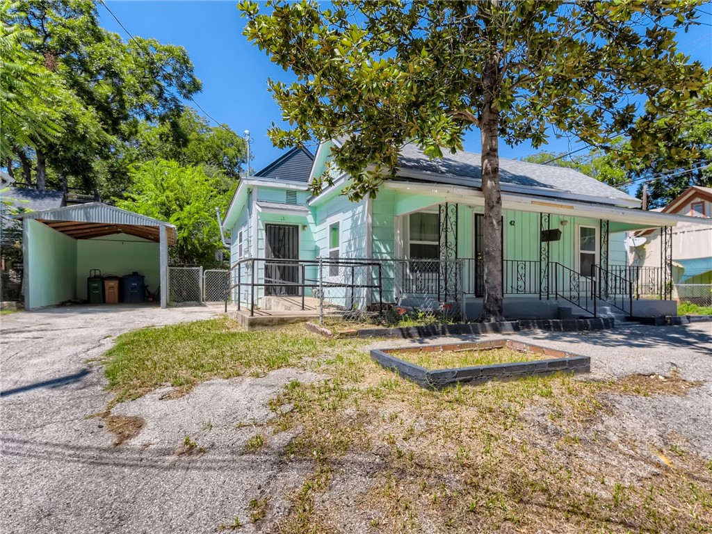 a front view of a house with a porch