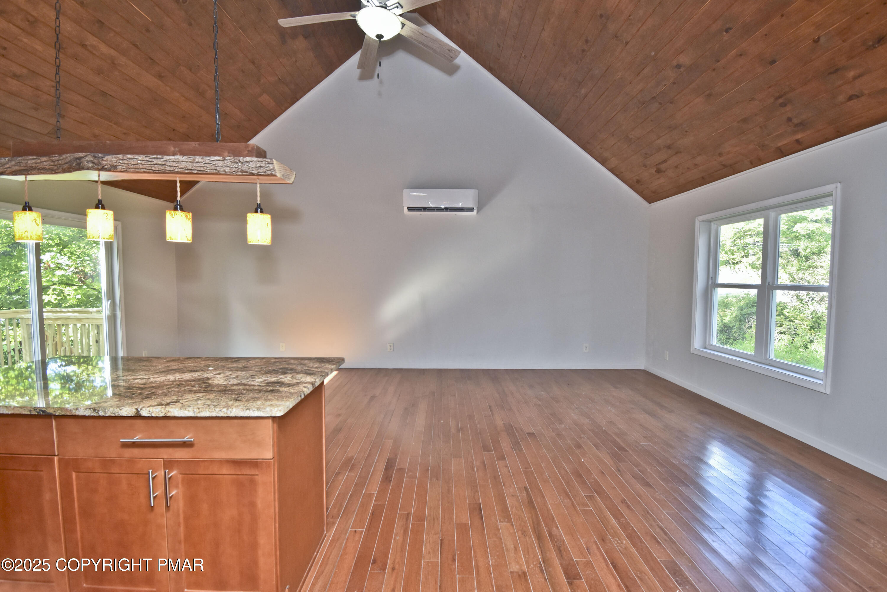 348 Summit Road Swiftwater, PA 18370 - Photo 5 of 47 a view of workspace with wooden floor