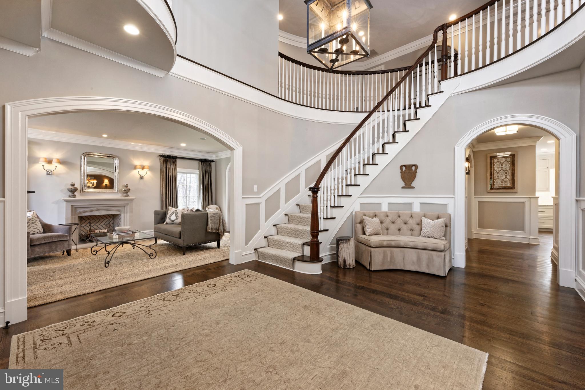 1231 Tottenham Court Reston, VA 20194 - Photo 12 of 86 Turned Mahogany Spiral Staircase!
