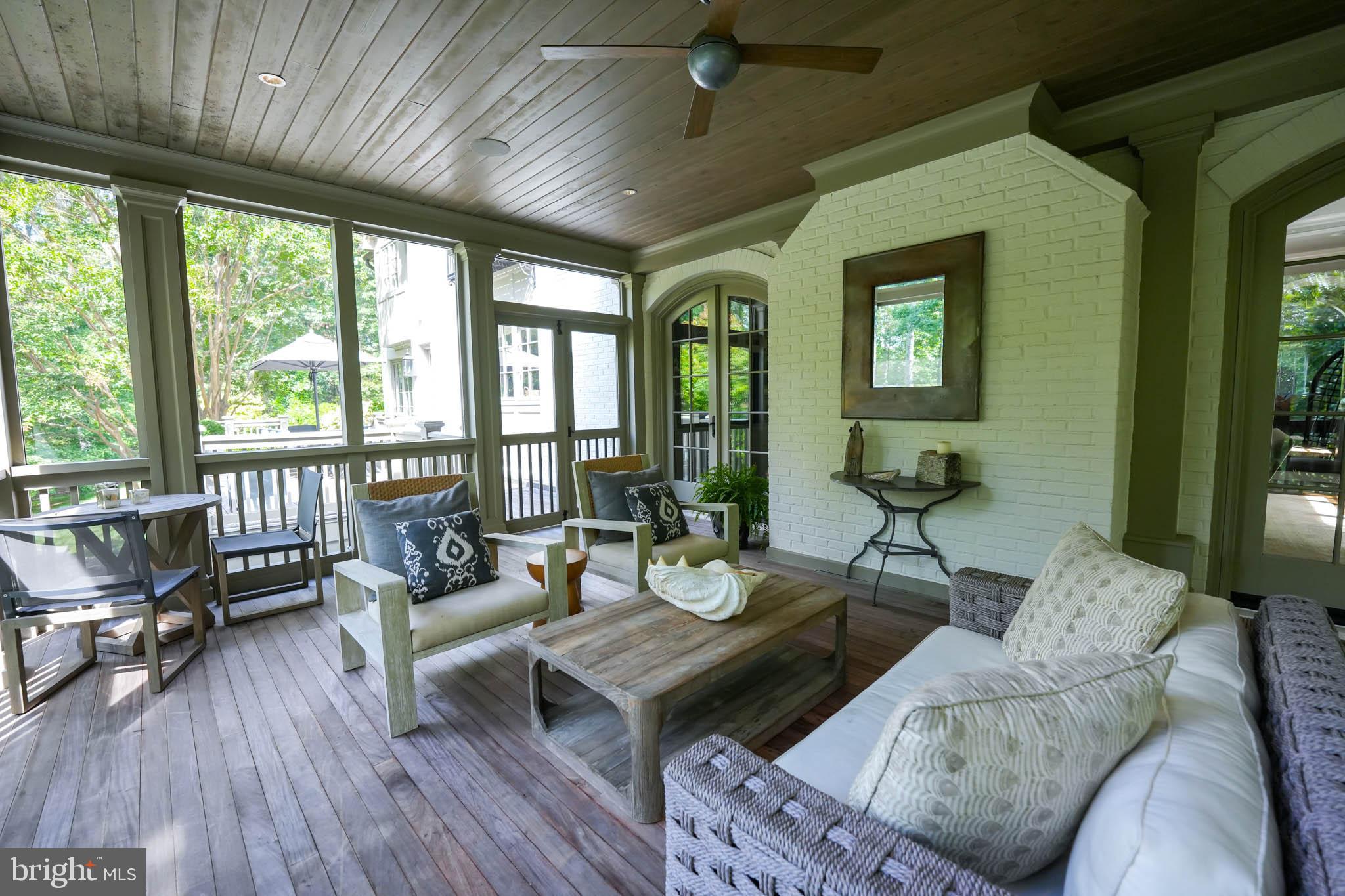1231 Tottenham Court Reston, VA 20194 - Photo 61 of 86 Screened porch opens to deck overlooking pool