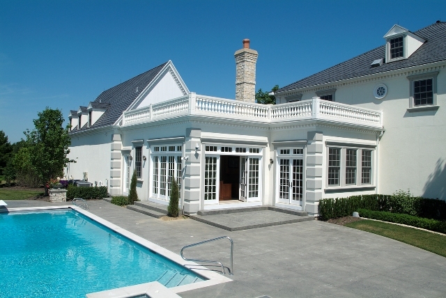 344 Old Sutton Road Barrington, IL 60010 - Photo 18 of 19 a view of a house with sitting area and garden