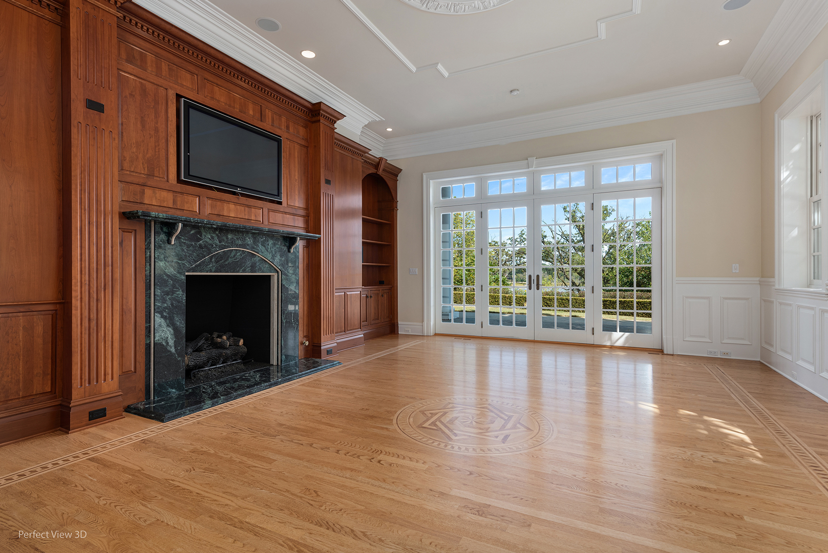 344 Old Sutton Road Barrington, IL 60010 - Photo 7 of 19 a view of an empty room with a fireplace and a window