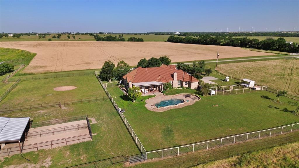 a view of a lake with a outdoor space