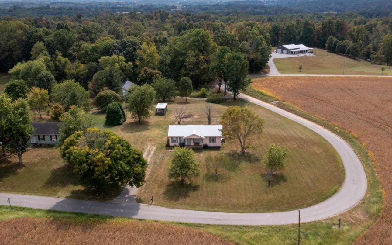 560 Gregory Road Westmoreland, TN 37186 - Photo 5 of 41 an aerial view of a house with outdoor space