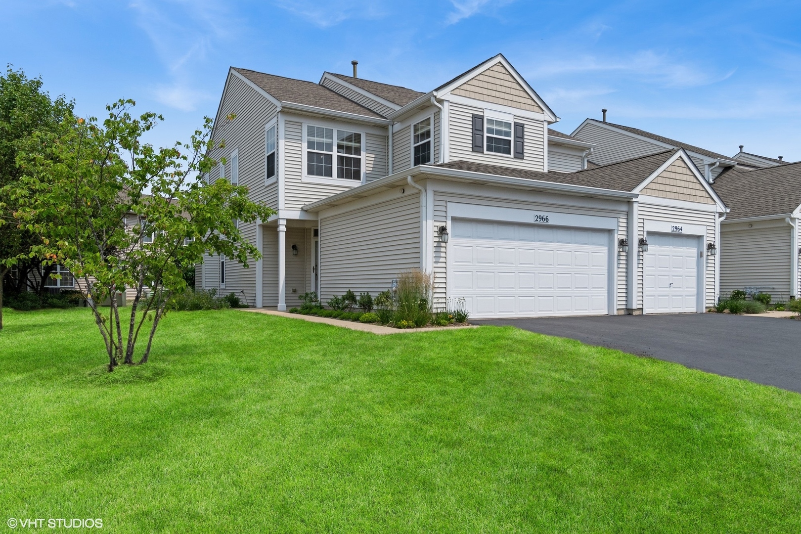 a house view with a outdoor space