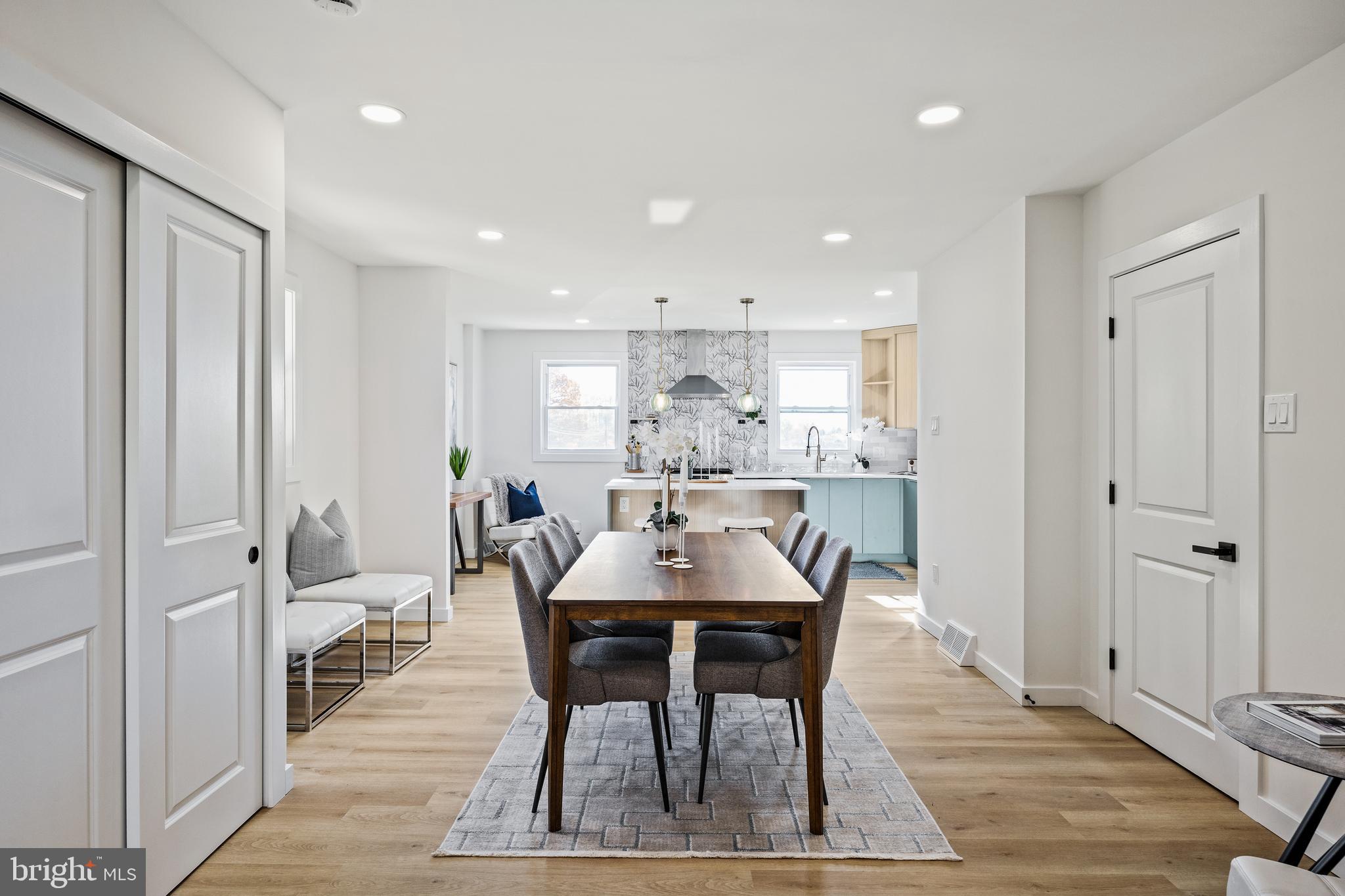 859 Selmer Road Philadelphia, PA 19116 - Photo 14 of 47 a view of a a dining room with furniture window and wooden floor