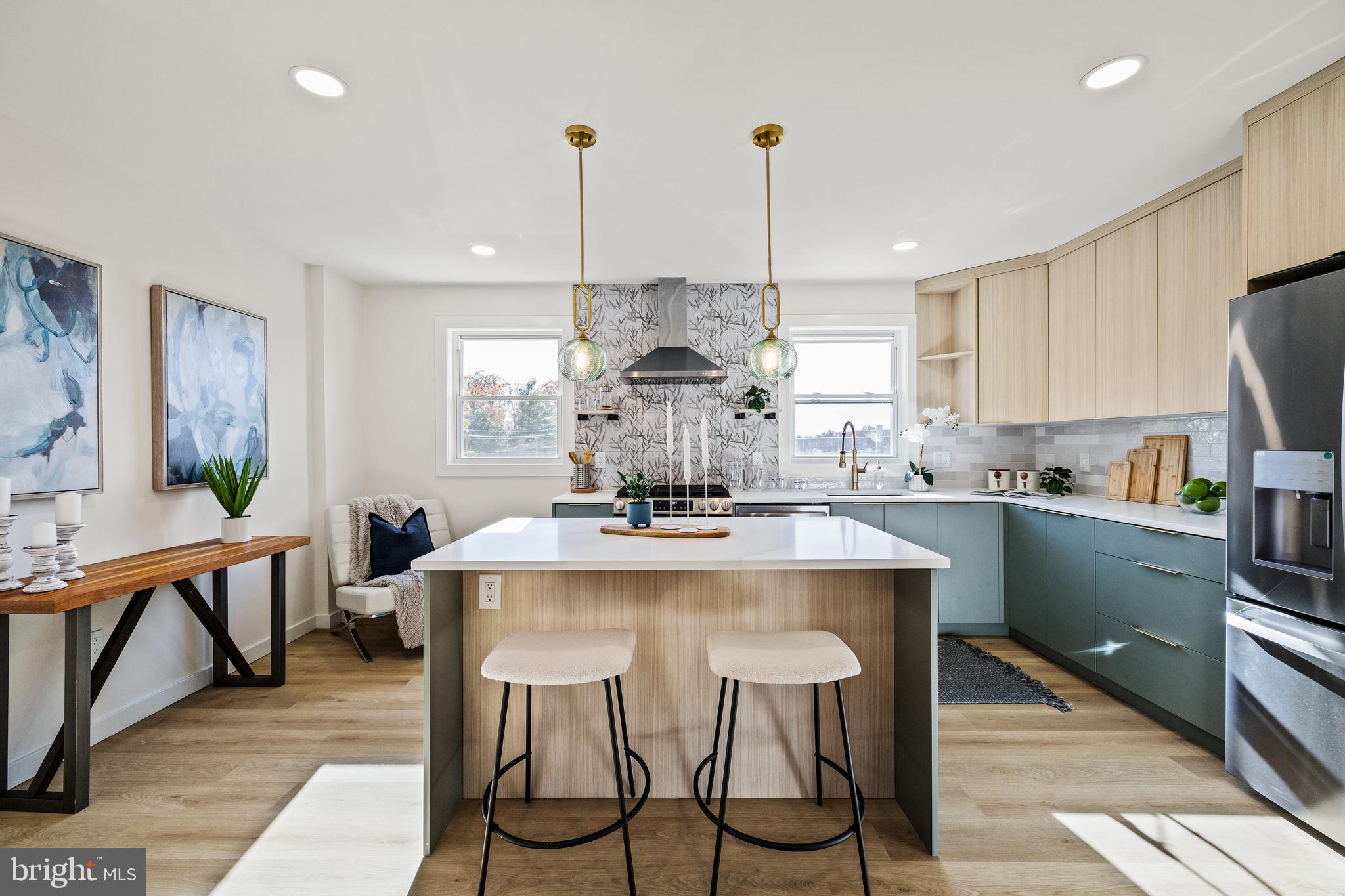 859 Selmer Road Philadelphia, PA 19116 - Photo 3 of 47 a view of kitchen with cabinets table and chairs
