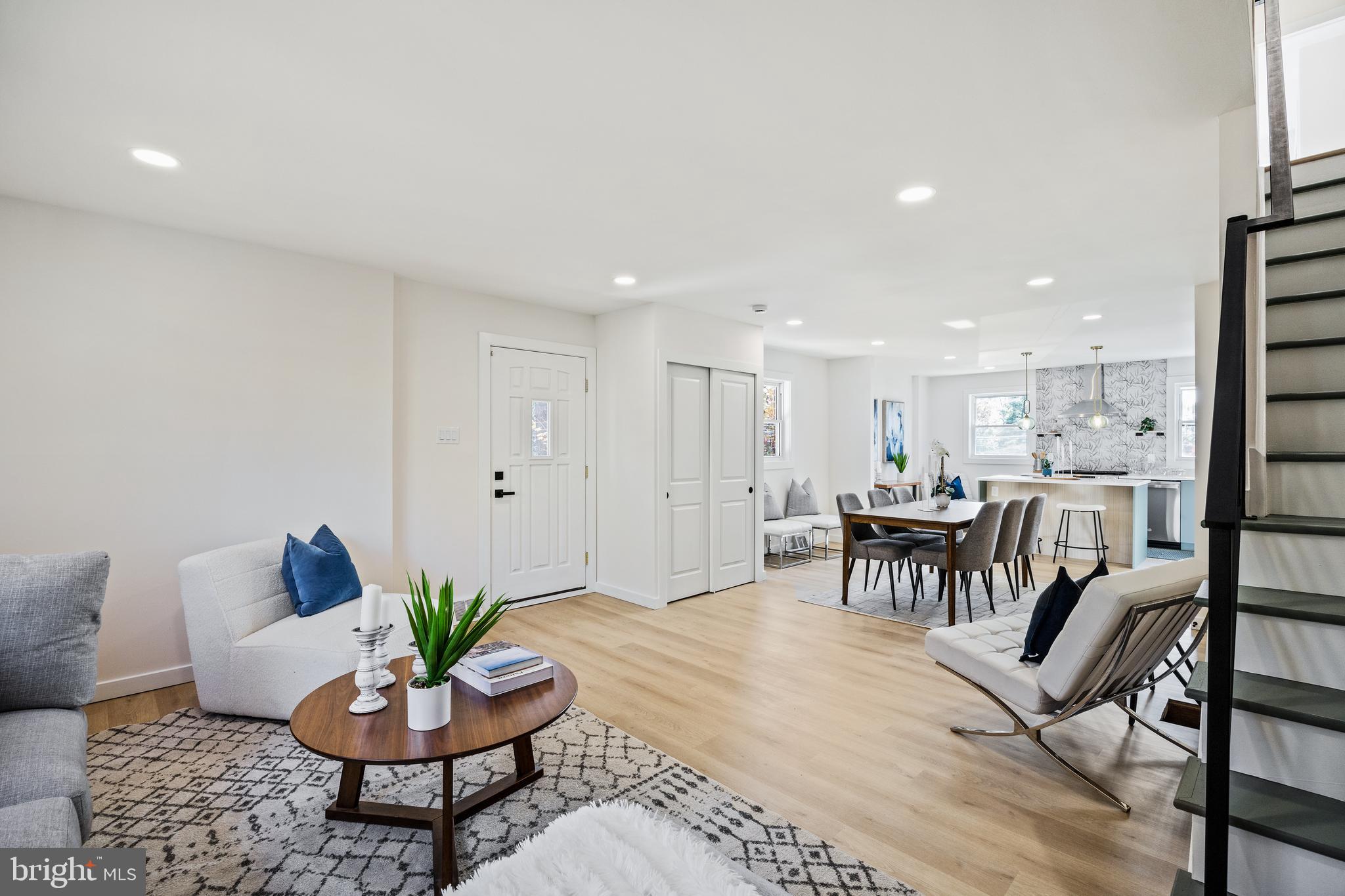 859 Selmer Road Philadelphia, PA 19116 - Photo 9 of 47 a living room with furniture and a potted plant