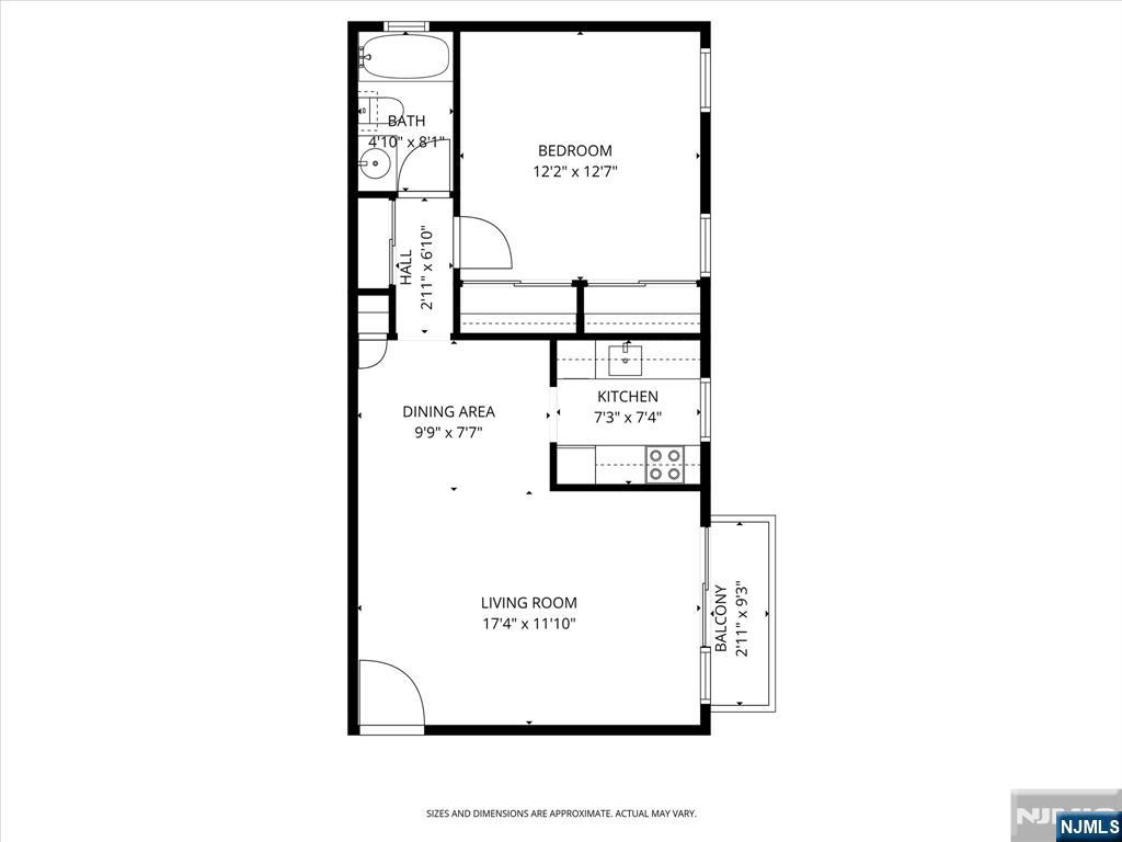 70 Orient Way, Unit 9 Rutherford, NJ 07070 - Photo 16 of 16 a picture of a bench in front of a wall