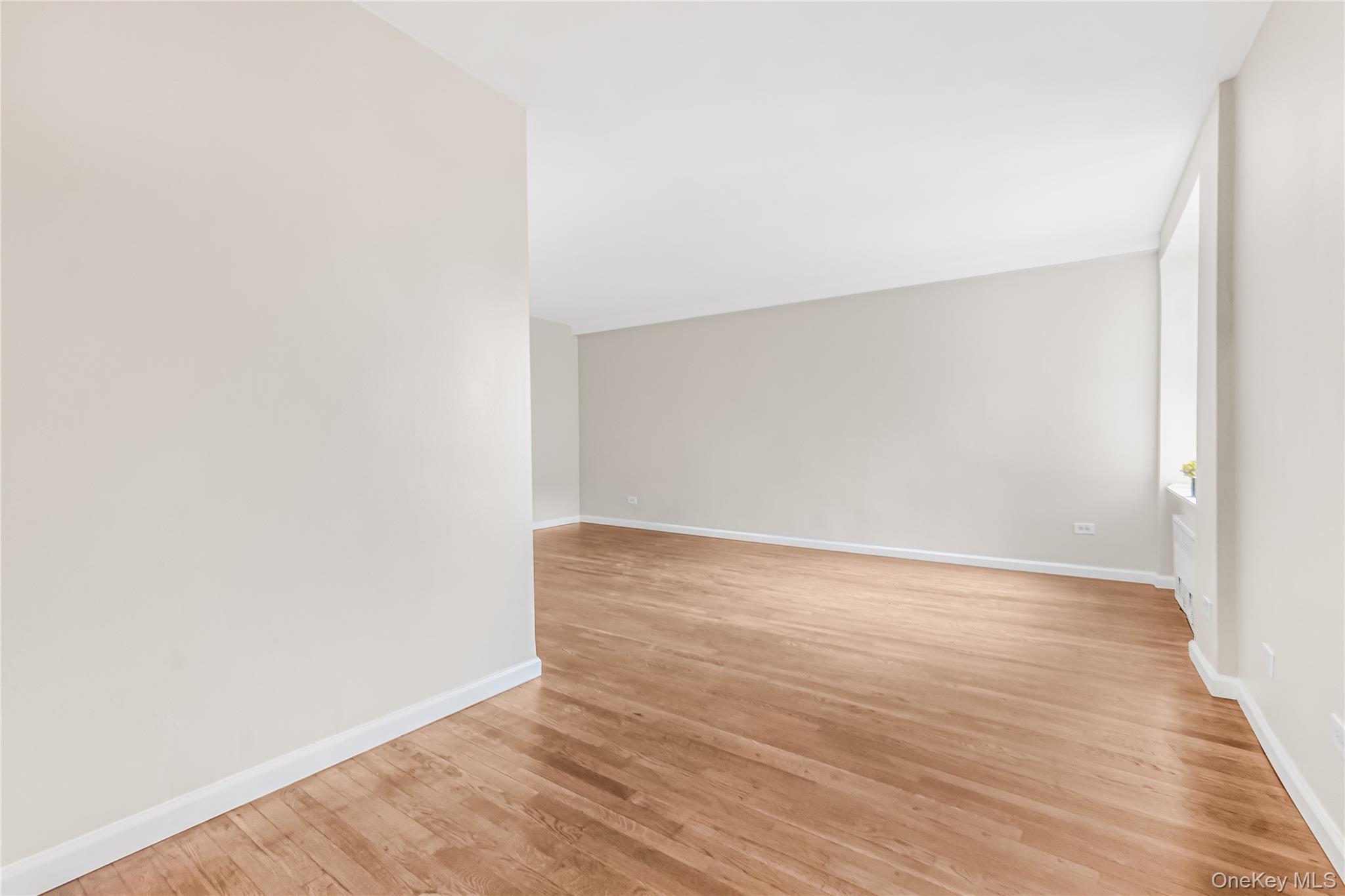 84-50 169th Street, Unit 418 Queens, NY 11432 - Photo 9 of 15 Unfurnished room featuring light wood-style floors and baseboards