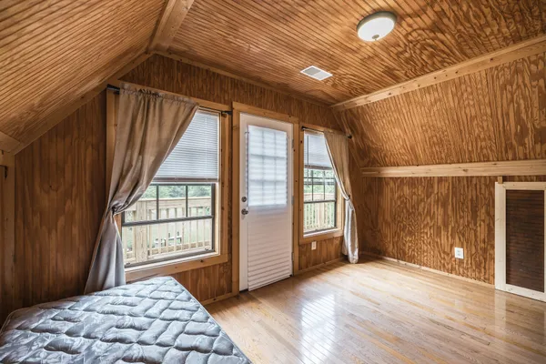 a bench sitting in middle of a field