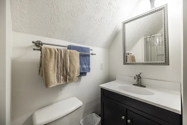 a view of a garden with a lake