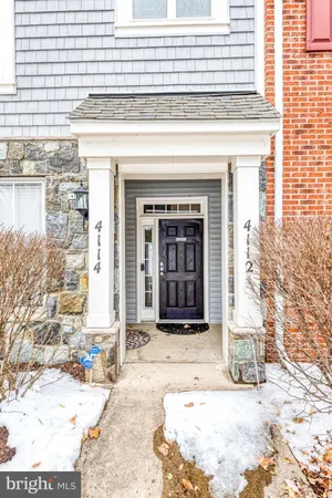 a view of a entryway of a house