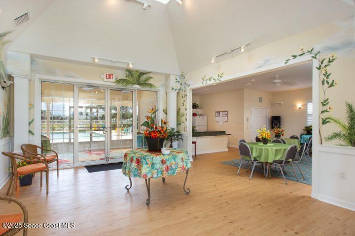 4150 Alamanda Key Drive Melbourne, FL 32901 - Photo 43 of 65 a view of a dining room with furniture window and outside view