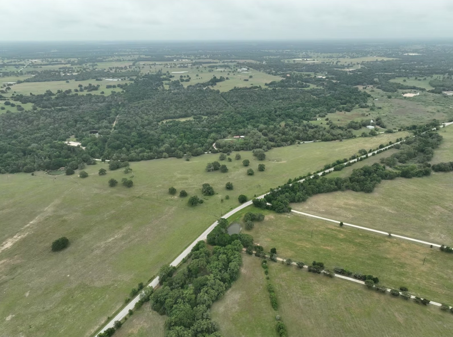 Lot 1-tbd Rd Ledbetter Tx 78946 Road Ledbetter, TX 78946 - Photo 5 of 10 Aerial view of property's location with rural landscape