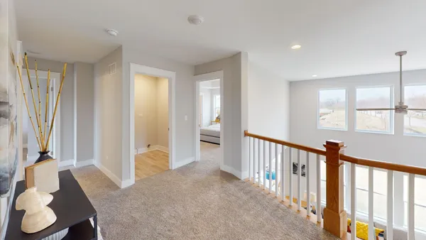 a view of living room filled with furniture