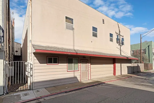 a view of a city with tall buildings