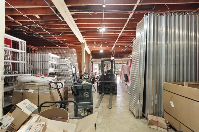 a front view of a cafe