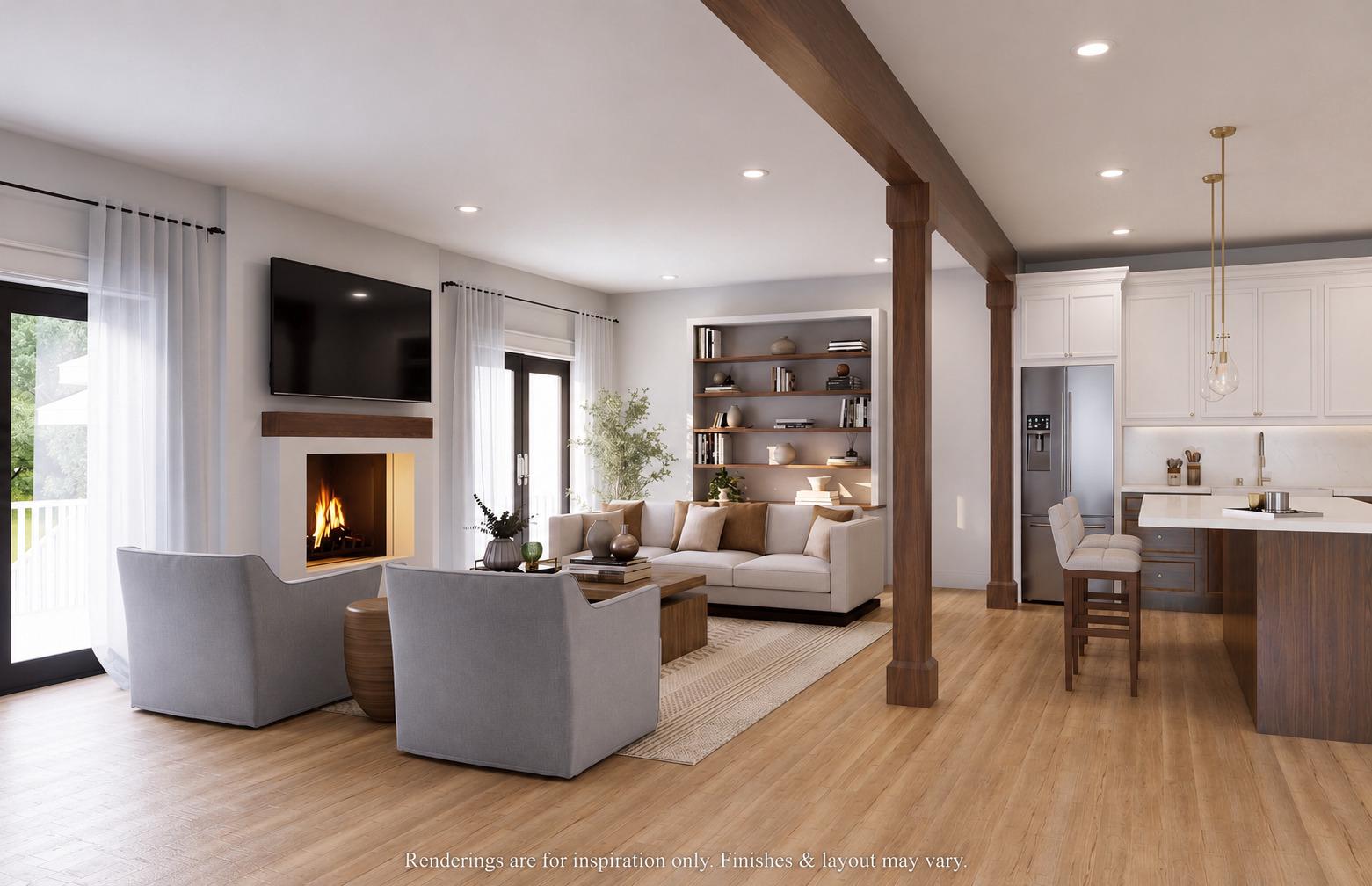 116 Bordentown Crosswicks Road Chesterfield, NJ 08515 - Photo 5 of 7 Living Room Rendering