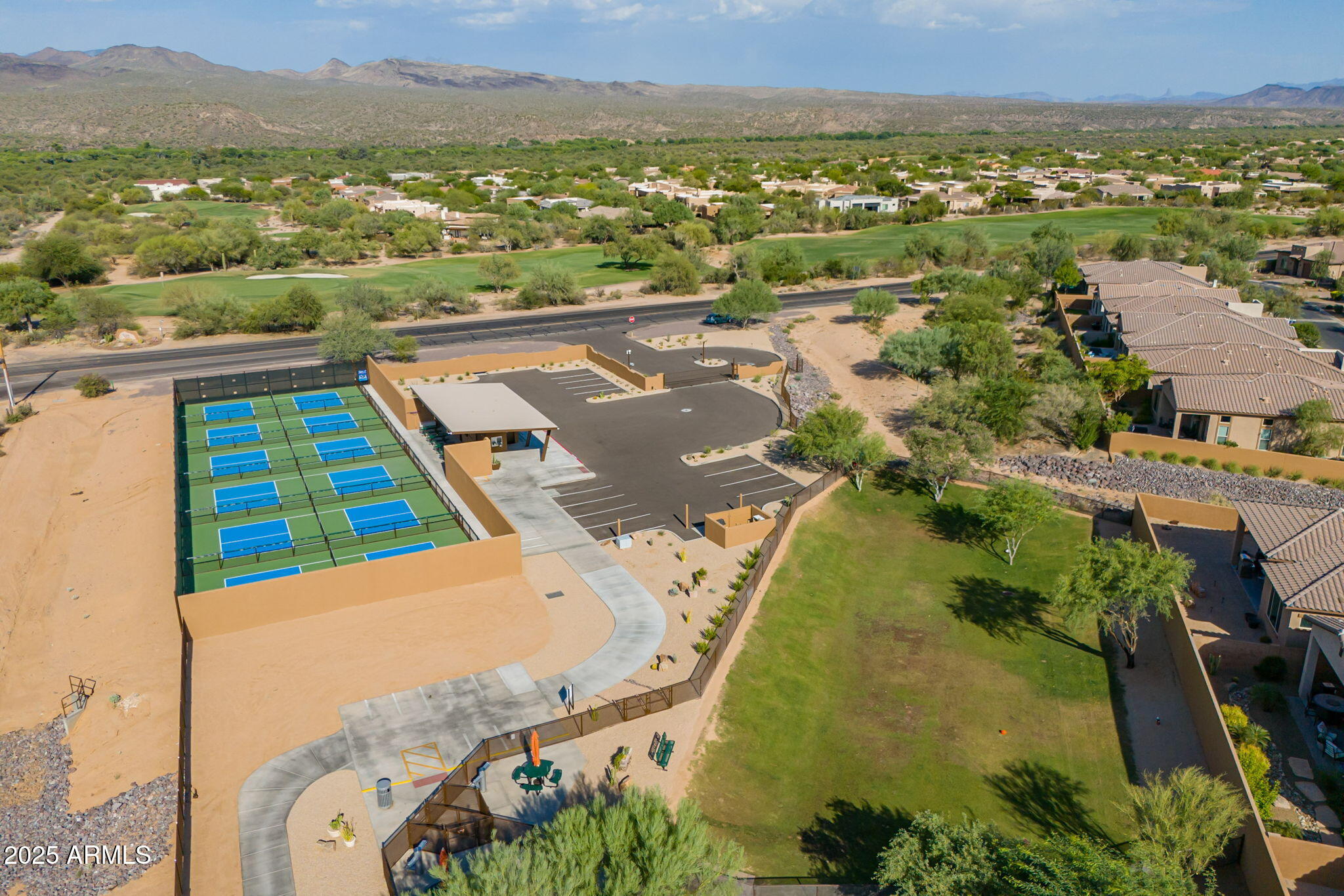 18637 Amarado Circle Rio Verde, AZ 85263 - Photo 31 of 51 an aerial view of a house with a yard