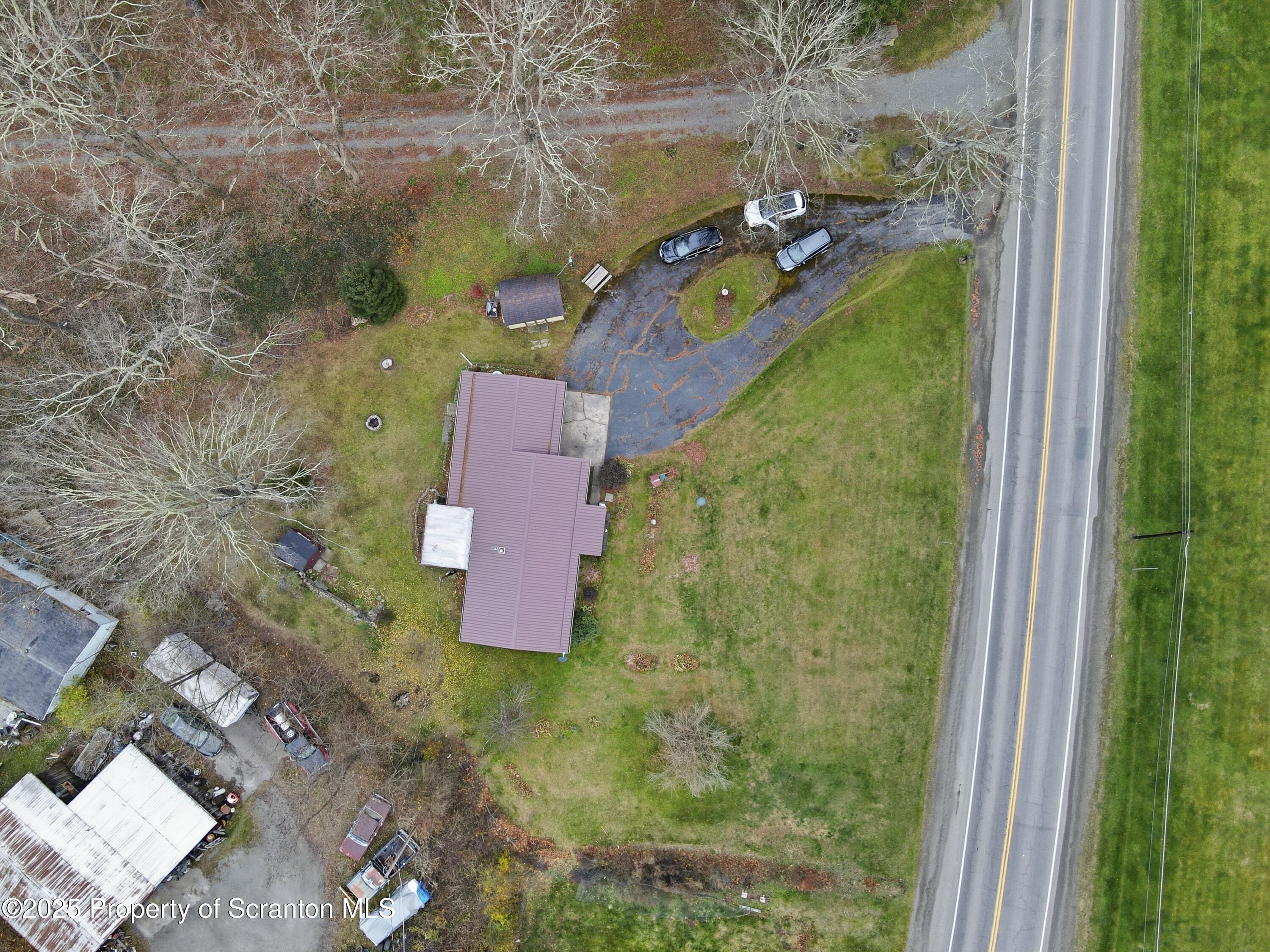 4794 Highway 706 Wyalusing, PA 18853 - Photo 37 of 40 a aerial view of a house