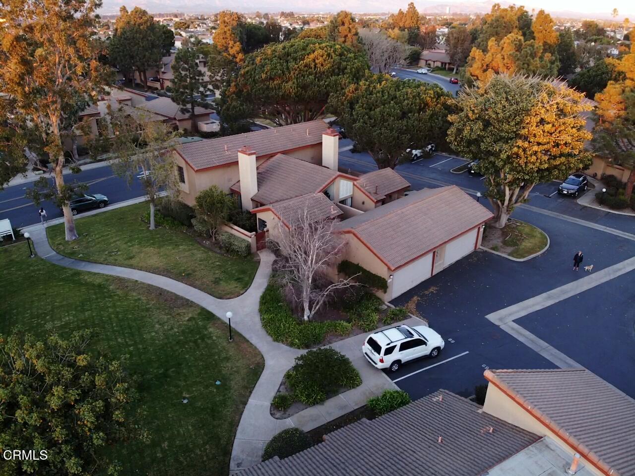 3701 Via Pacifica Walk Oxnard, CA 93035 - Photo 42 of 49 an aerial view of a house with garden space and street view