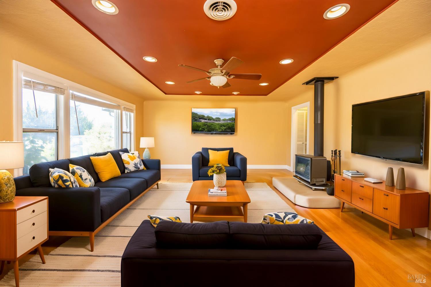 165 Luce Avenue Ukiah, CA 95482 - Photo 2 of 26 a living room with furniture and a flat screen tv