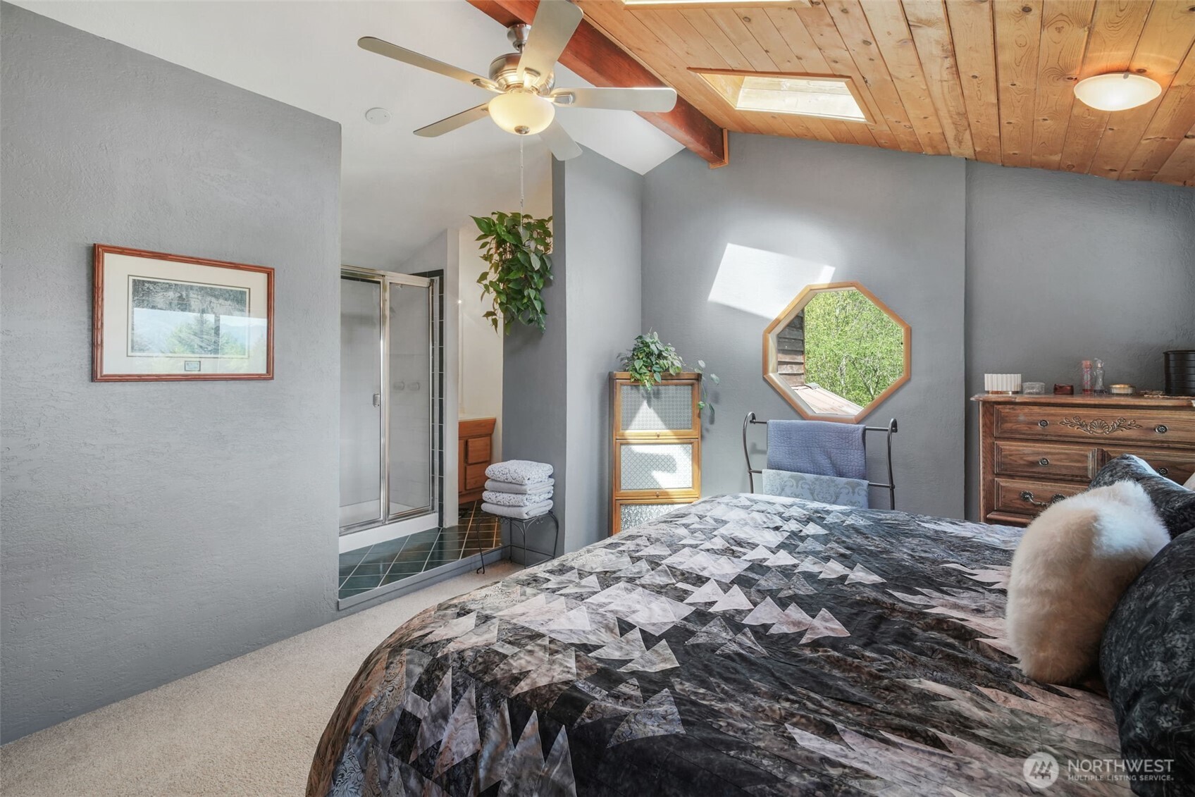 289 Long And Winding Road Randle, WA 98377 - Photo 22 of 40 a bedroom with a bed window and dresser