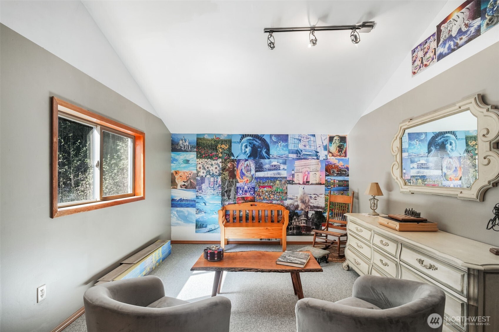 289 Long And Winding Road Randle, WA 98377 - Photo 30 of 40 a room with furniture and air hockey table