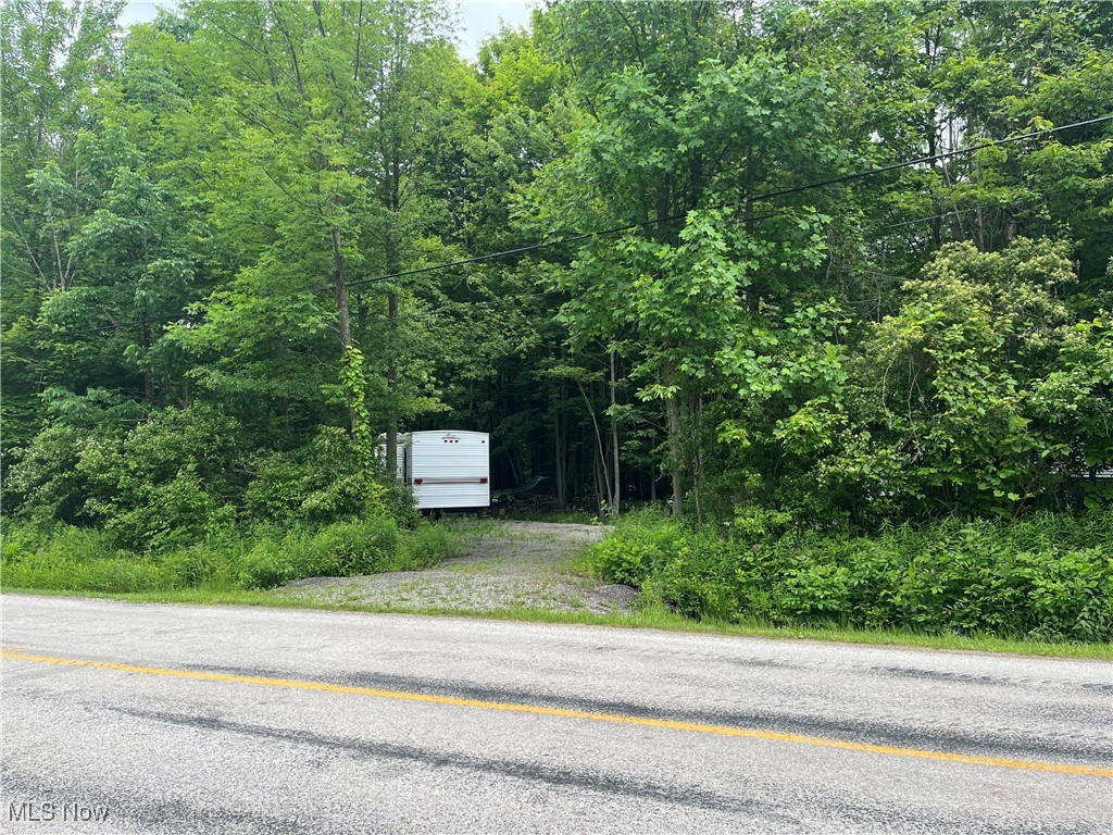 5264 Middle Road Conneaut, OH 44030 - Photo 1 of 17 View of asphalt road featuring a view of trees