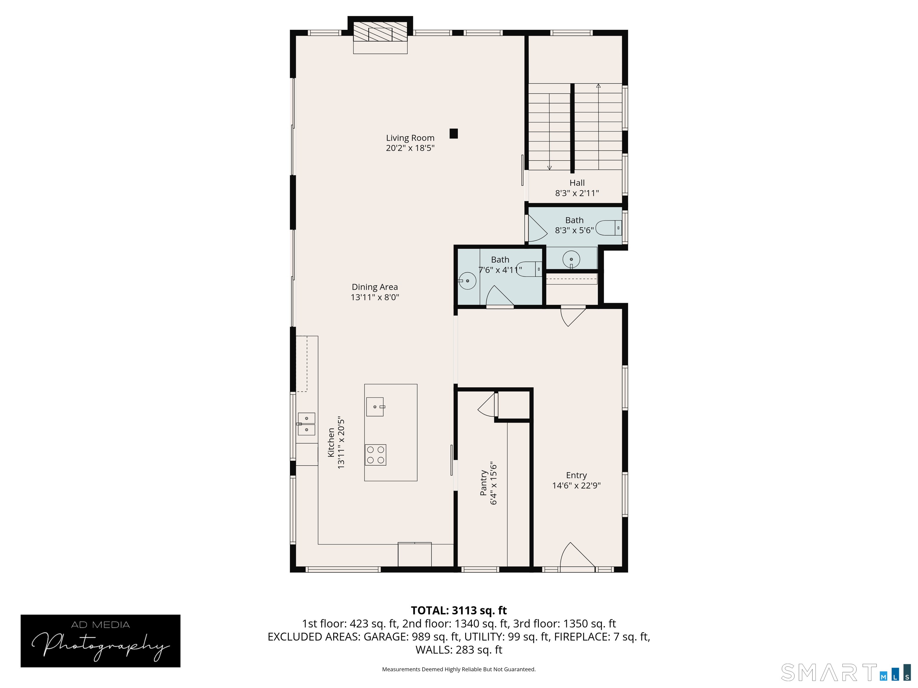 8 Buckingham Road Derby, CT 06418 - Photo 38 of 40 Main Level Floor Plan